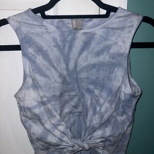 ASOS Blue Tie-Dye Tank Top